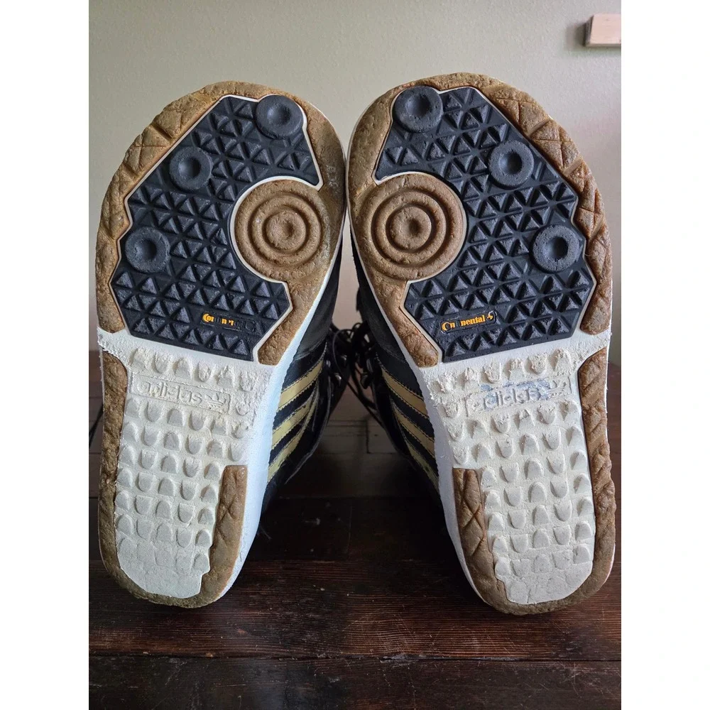 Adidas Samba Snowboard Boots Mens 13 Black‎ Gold BW0990 Continental Sole